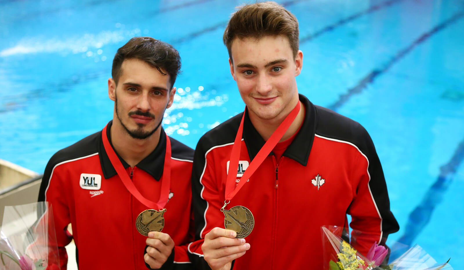 Canada picked up five medals in as many finals on Saturday, at the Canada Cup FINA Diving Grand Prix in Calgary
