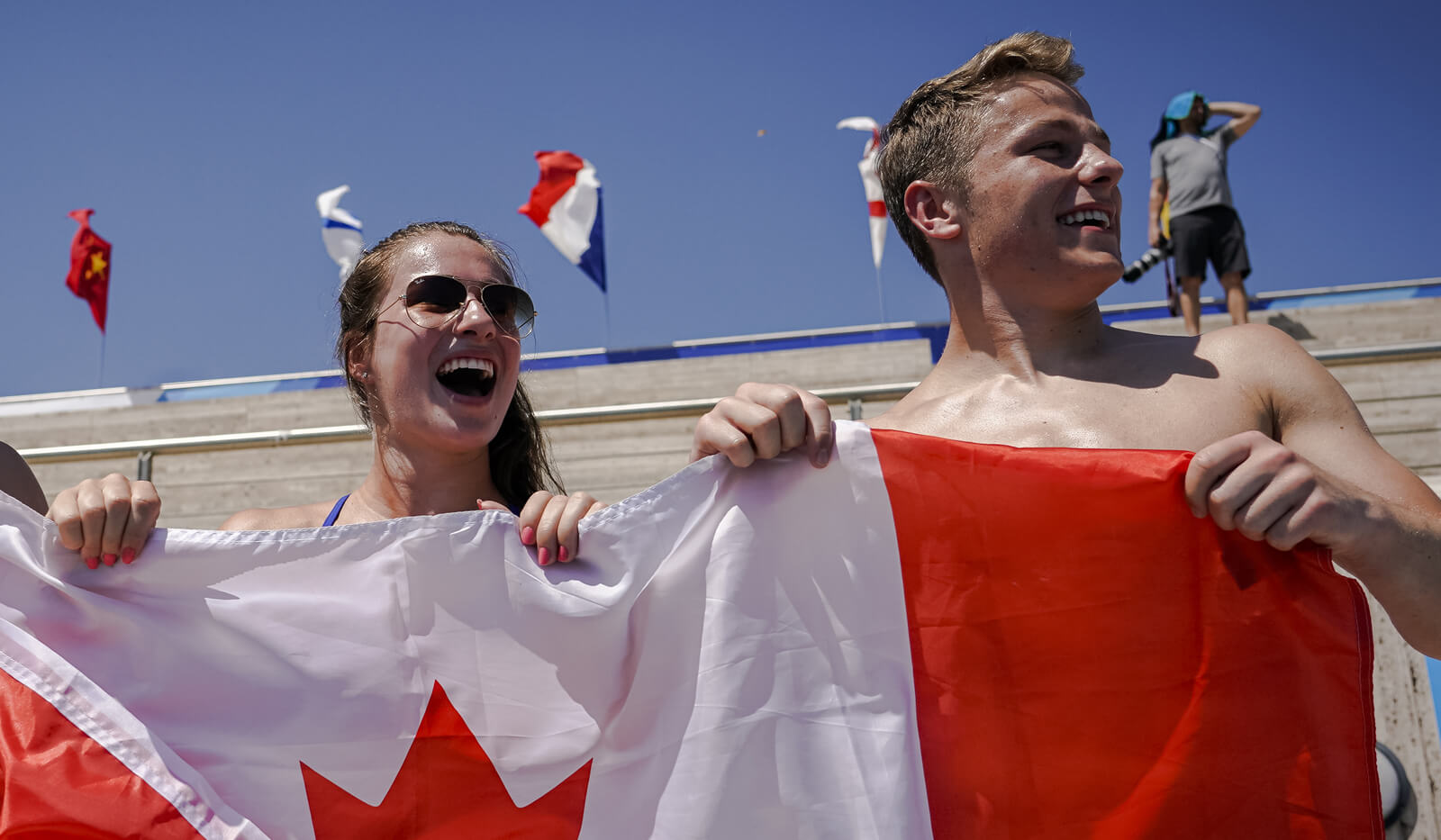 Naples: les plongeurs canadiens dans la course aux médailles
