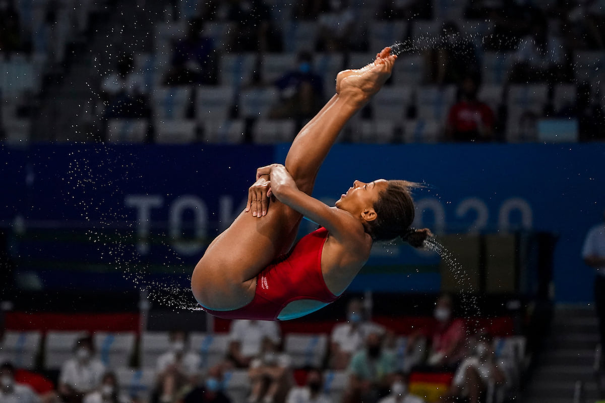 Abel finishes eighth in women’s 3m springboard 