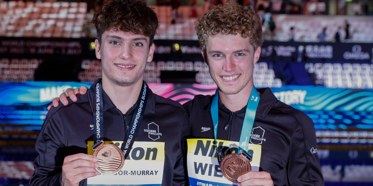 Une médaille de bronze historique pour Rylan Wiens et Nathan Zsombor-Murray au 10 m synchro